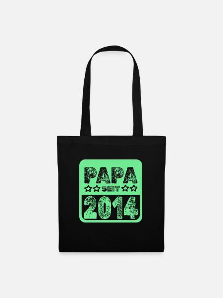 Papa 2014 - Stoffbeutel - Schwarz