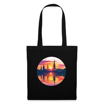 Bielefeld Skyline - Tote Bag - black - Front