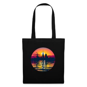 Duisburg Skyline - Tote Bag - black - Front