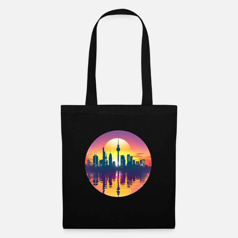 Gütersloh Skyline - Tote Bag - black