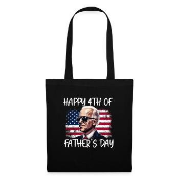 Joe Biden Happy 4th Of Father's Day - Tote Bag - black - Front