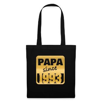 Papa 1993 - Stoffbeutel - Schwarz - Vorne