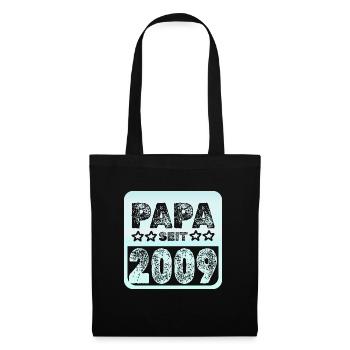 Papa 2009 - Stoffbeutel - Schwarz - Vorne