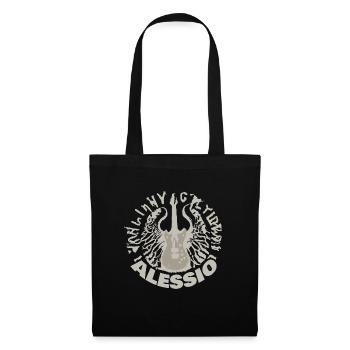 Geschenk für Alessio - Stoffbeutel - Schwarz - Vorne