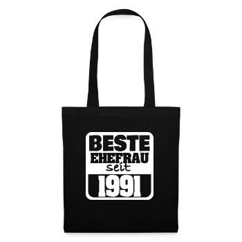 Femme 1991 - Sac en tissu - noir - Devant