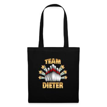 Bowling Dieter - Stoffbeutel - Schwarz - Vorne