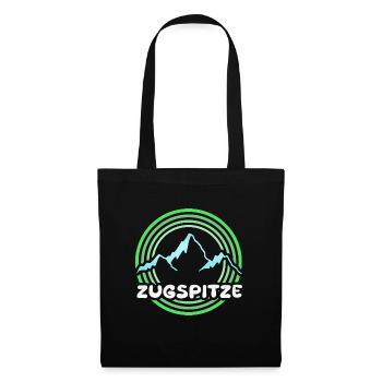La Zugspitze comme une montagne - Sac en tissu - noir - Devant