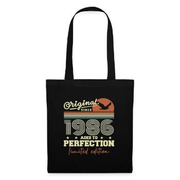 Original 1986 Birthday Gift 1986 Retro 1986 - Tote Bag - black - Front