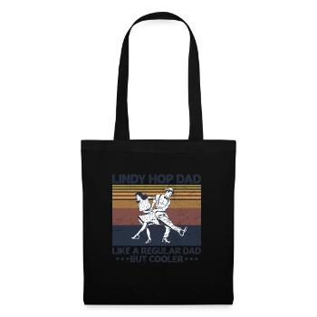 Swing Dance Lindy Hop Design für einen Lindy Hop - Stoffbeutel - Schwarz - Vorne