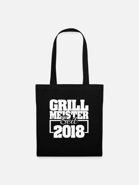 Grillzange 2018 - Stoffbeutel - Schwarz