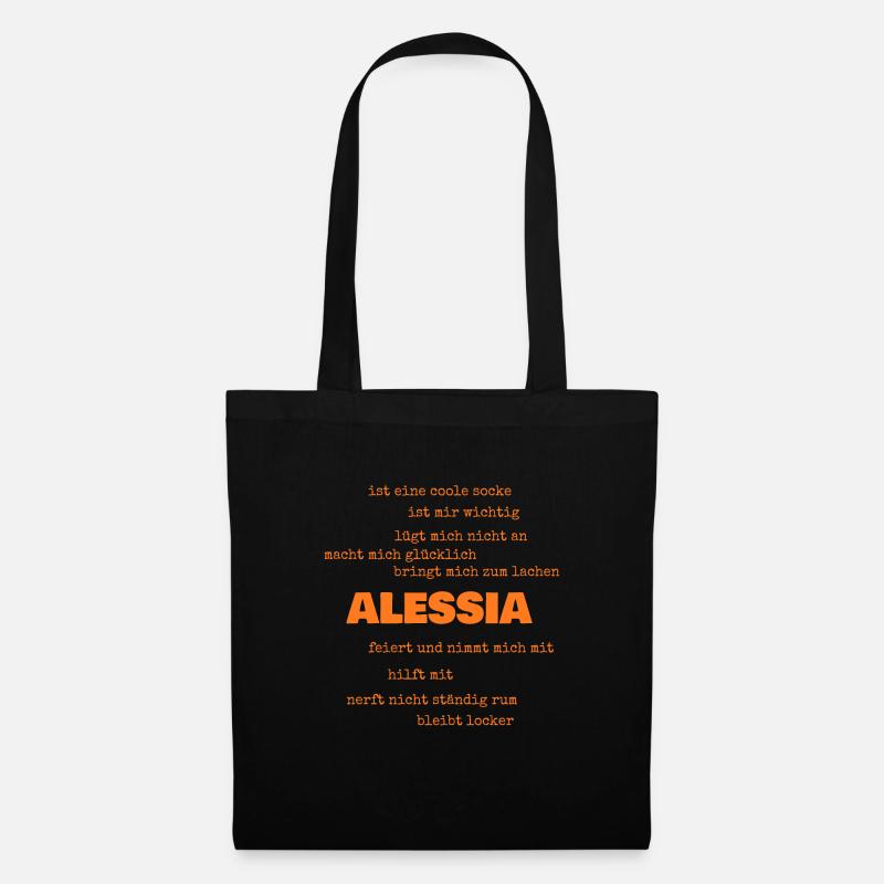 Alessia - Stoffbeutel - Schwarz
