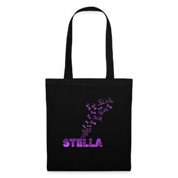 Spaßig Stella - Stoffbeutel - Schwarz - Vorne