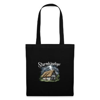 Storm Tamer Nordeutsch Friesland Thatched House - Tote Bag - black - Front