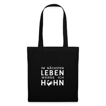 Next Life I'm Going To Be Chicken Graphic - Tote Bag - black - Front