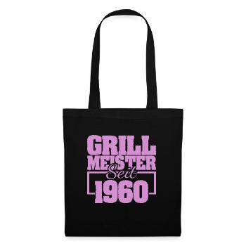 Barbecue 1960 - Sac en tissu - noir - Devant