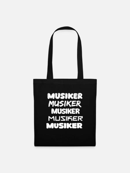Musiker - Stoffbeutel - Schwarz
