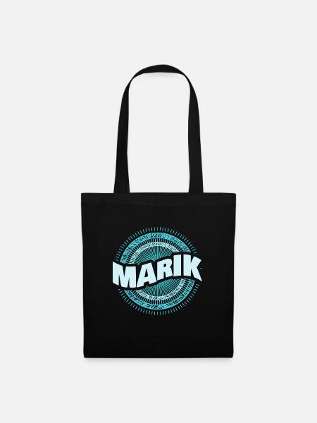 Geschenkidee Marik - Stoffbeutel - Schwarz