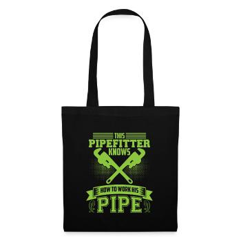Pipefitters knows! - Tote Bag - black - Front