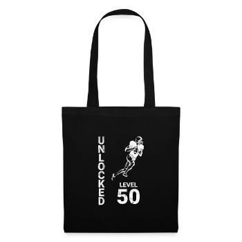 American Football Touchdown 50th Birthday Gift - Tote Bag - black - Front
