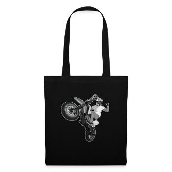 Supermoto / Supermotard / Supermoto Wheelie Bikers - Tote Bag - black - Front