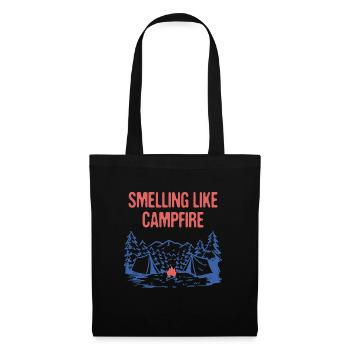 Sentir comme un feu de camp Drôle De Camping Humour Camper - Sac en tissu - noir - Devant