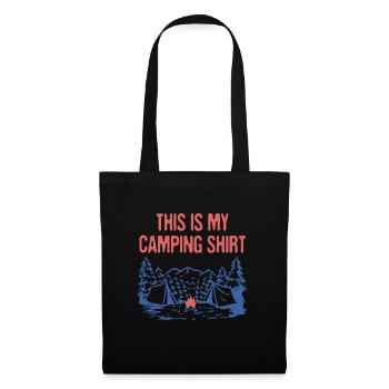 C’est mon camp de camping-shirt drôle camp d’humour de camp - Sac en tissu - noir - Devant