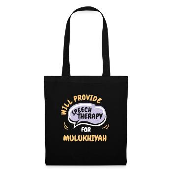 Fournir une orthophonie pour Mulukhiyah Funny - Sac en tissu - noir - Devant