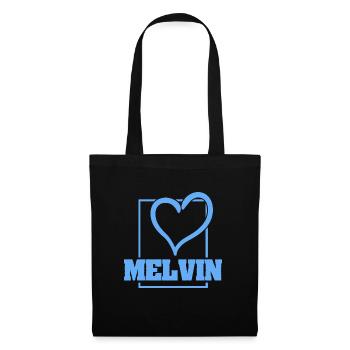 Mariage pour Melvin Bachelor JGA - Sac en tissu - noir - Devant