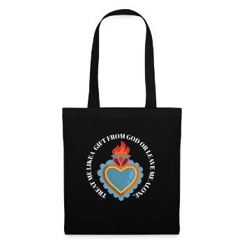 Treat Me Like A Gift From God Religious Team - Stoffbeutel - Schwarz - Vorne