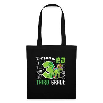 3rd class Dino T-Rex - Tote Bag - black - Front