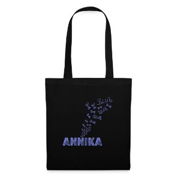 Annika - Stoffbeutel - Schwarz - Vorne