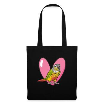 Molina Parakeet Parrot Bird Parakeet - Tote Bag - black - Front