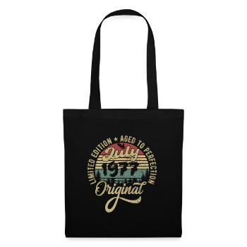 Birthday July 1977 July 1977 July 1977 - Tote Bag - black - Front