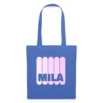 Mila - Sac en tissu - bleu pâle - Devant