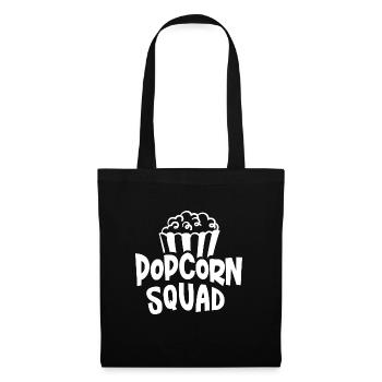 Popcorn Squad Team Popcorn Ironic Saying Corn - Sac en tissu - noir - Devant