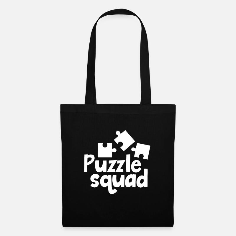 Puzzle Squad Hobby Puzzler-Puzzle - Stoffbeutel - Schwarz