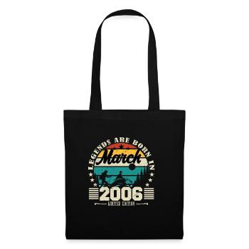 March 2006. Birthday gift March 2006. - Tote Bag - black - Front