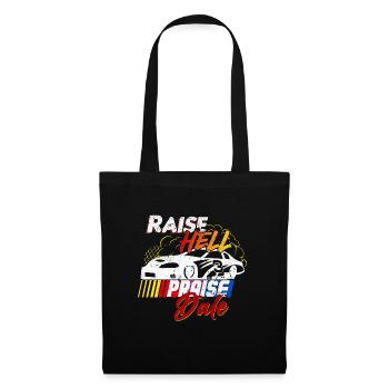 Raise Hell Praise Dale Funny Racer Citation - Sac en tissu - noir - Devant