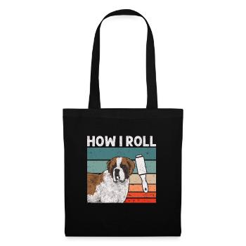 St. Bernard St. Bernard Dog Dog - Tote Bag - black - Front