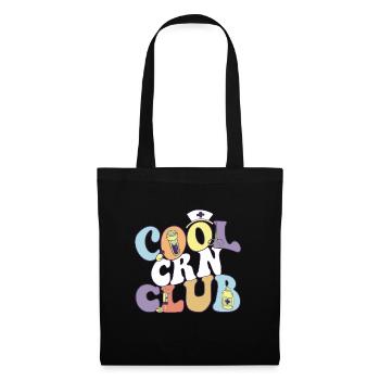 Cool Crn Club Registered Nurse Medical - Stoffbeutel - Schwarz - Vorne