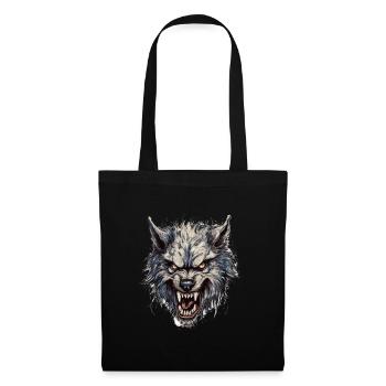 Mythe du chien-loup-garou, Cerberus, Hellhound - Sac en tissu - noir - Devant