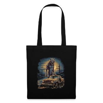 Dog Wolf Werewolf Cerberus Hellhound myth - Tote Bag - black - Front