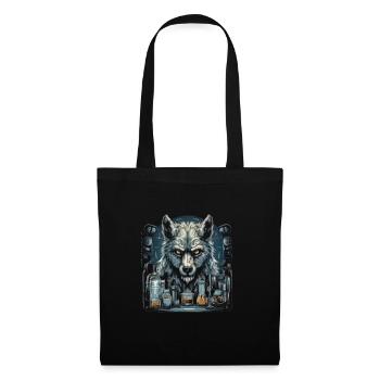 Dog Wolf Werewolf Cerberus Hellhound myth - Tote Bag - black - Front