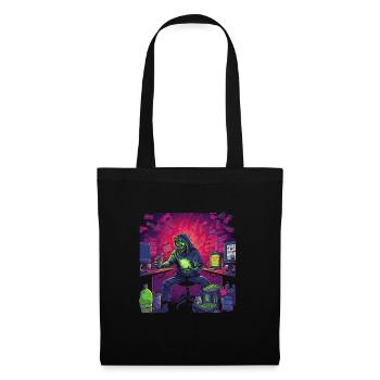 Monster Monster Demon Devil Vampire Guhl Zombie - Sac en tissu - noir - Devant