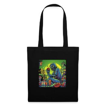 Monster Monster Demon Devil Vampire Guhl Zombie - Sac en tissu - noir - Devant