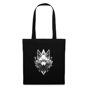 Mecha Animal : tigre, loup, renard, dinosaure, - Sac en tissu - noir - Devant