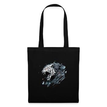 Mecha Animal : tigre, loup, renard, dinosaure, - Sac en tissu - noir - Devant