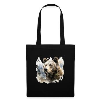 Fox Forest Moon Fable Mythical Fairy Tale - Tote Bag - black - Front