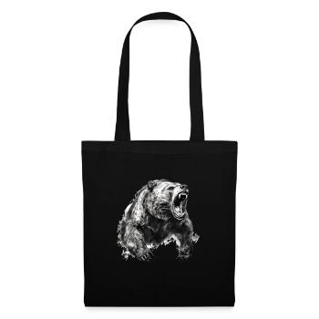 Bear Nature Environment Environmental Protection - Tote Bag - black - Front