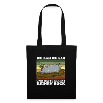 I came, I saw and I didn't feel like it right away - Tote Bag - black - Front